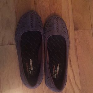 Skechers Suede Slip-Ons
